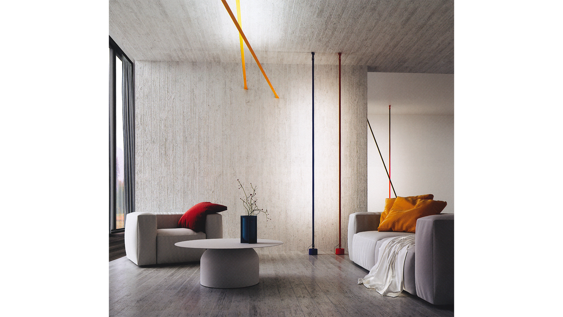 Elastica LED Floor Lamp by Martinelli Luce at